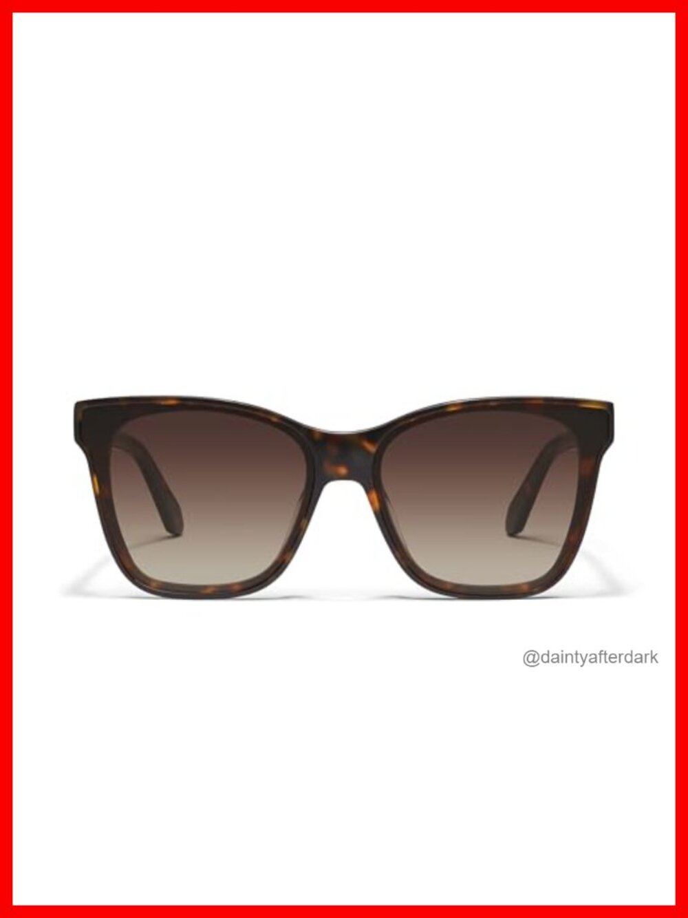 Oversized Square Cat-Eye Sunglasses Non-Polarized UV Protection
